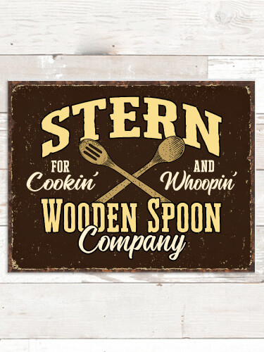 Wooden Spoon Company NA Tin Sign 16 x 12.5