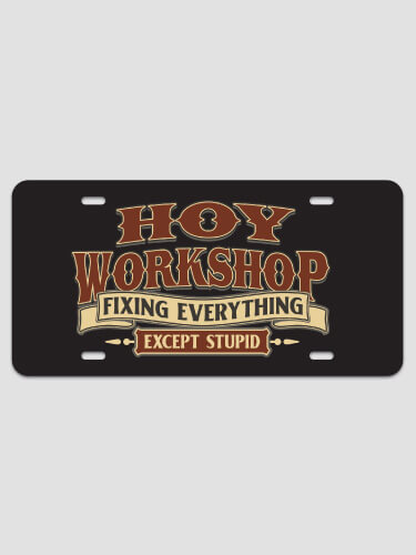 Workshop NA License Plate