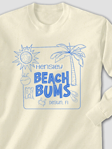 Beach Bums Natural Adult Long Sleeve