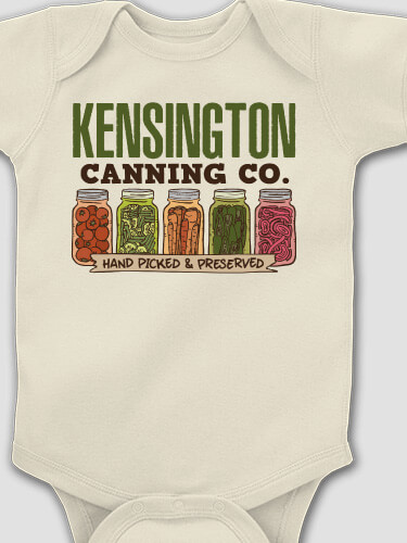 Canning Company Natural Baby Bodysuit
