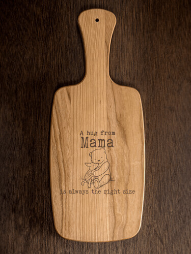A Hug Natural Cherry Cherry Wood Cheese Board - Engraved