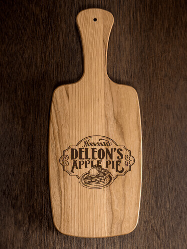 Apple Pie Natural Cherry Cherry Wood Cheese Board - Engraved