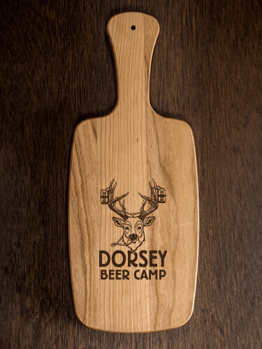 Beer Camp Natural Cherry Cherry Wood Cheese Board - Engraved