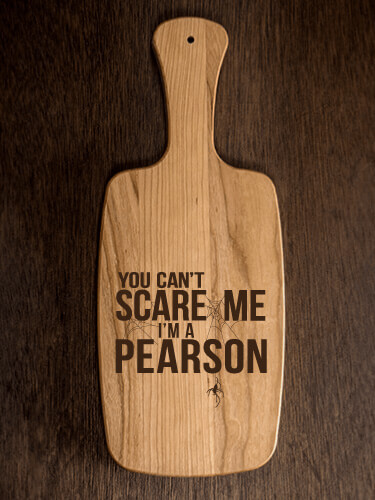 Can't Scare Me Natural Cherry Cherry Wood Cheese Board - Engraved