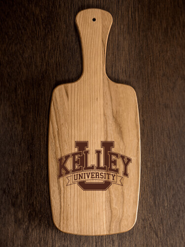 Classic University Natural Cherry Cherry Wood Cheese Board - Engraved