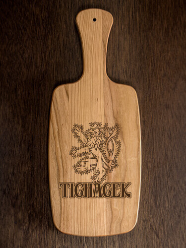 Czech Lion Natural Cherry Cherry Wood Cheese Board - Engraved