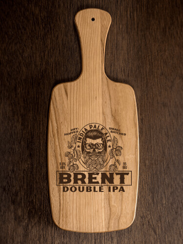 Double IPA Natural Cherry Cherry Wood Cheese Board - Engraved