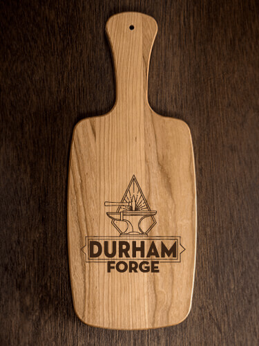 Forge Natural Cherry Cherry Wood Cheese Board - Engraved