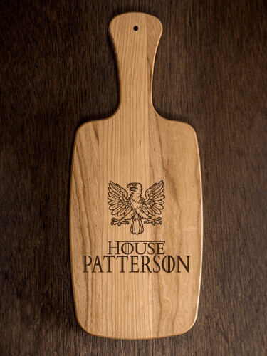 House Natural Cherry Cherry Wood Cheese Board - Engraved