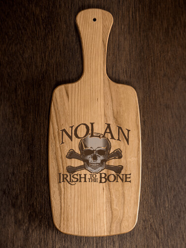 Irish to the Bone Natural Cherry Cherry Wood Cheese Board - Engraved
