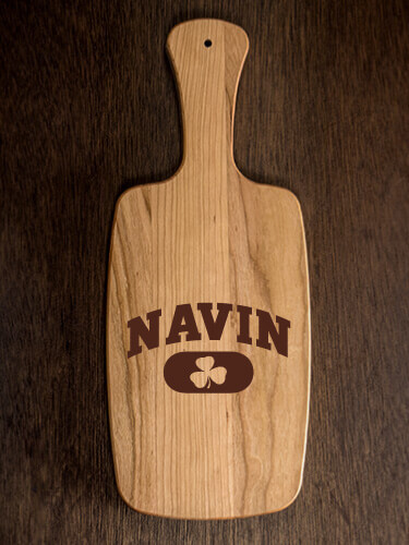 Irish Varsity Natural Cherry Cherry Wood Cheese Board - Engraved