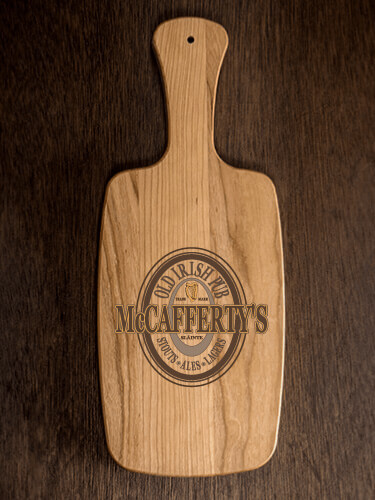 Old Irish Pub Natural Cherry Cherry Wood Cheese Board - Engraved