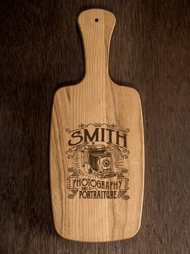 Photography Natural Cherry Cherry Wood Cheese Board - Engraved