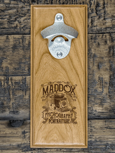 Photography Natural Cherry Cherry Wall Mount Bottle Opener - Engraved