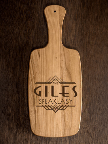 Speakeasy Natural Cherry Cherry Wood Cheese Board - Engraved