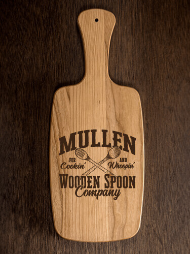 Wooden Spoon Company Natural Cherry Cherry Wood Cheese Board - Engraved