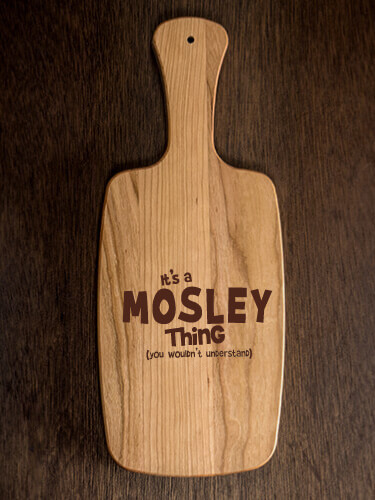 You Wouldn't Understand Natural Cherry Cherry Wood Cheese Board - Engraved