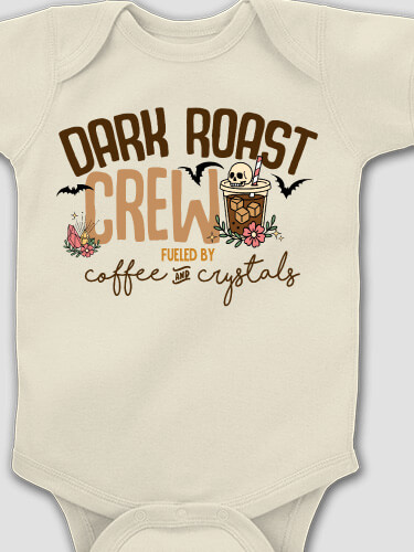 Coffee And Crystals Natural Baby Bodysuit