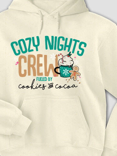 Cookies And Cocoa Natural Adult Hooded Sweatshirt