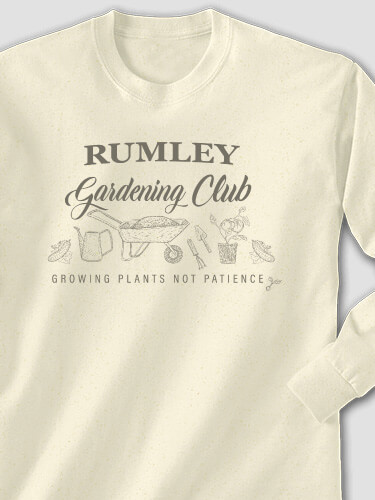 Gardening Club Natural Adult Long Sleeve