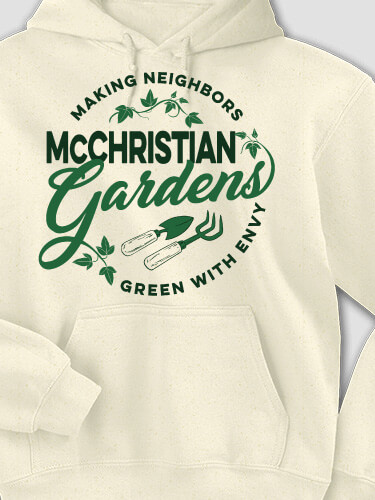 Gardens Natural Adult Hooded Sweatshirt