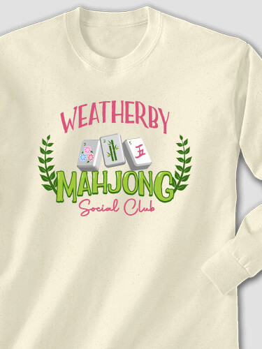 Mahjong Natural Adult Long Sleeve