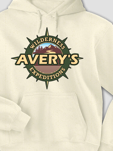 Wilderness Expeditions Natural Adult Hooded Sweatshirt