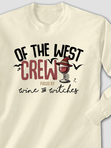 Wine And Witches Natural Adult Long Sleeve