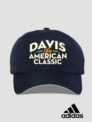 American Classic Navy Embroidered Adidas Hat