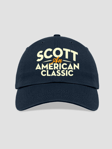American Classic Navy Embroidered Hat