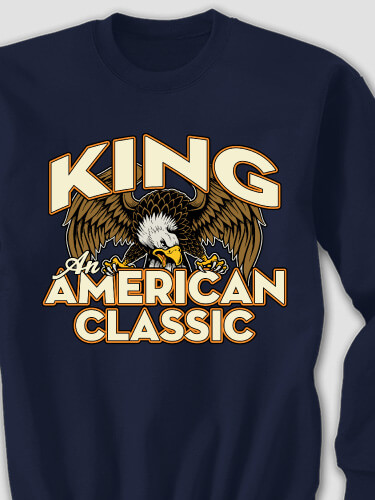 American Classic Navy Adult Sweatshirt