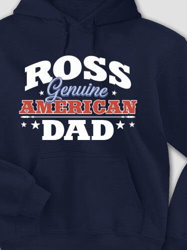 American Dad Navy Adult Hooded Sweatshirt