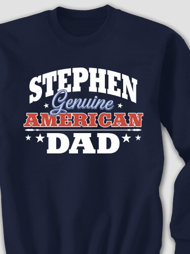 American Dad Navy Adult Sweatshirt