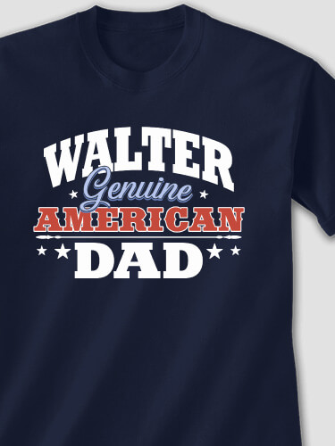 American Dad Navy Adult T-Shirt