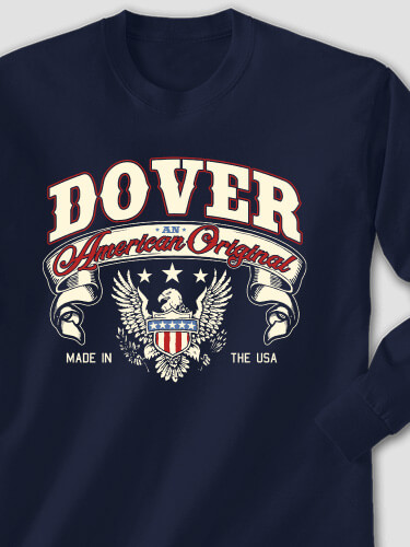 American Original Navy Adult Long Sleeve