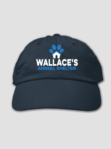 Animal Shelter Navy Embroidered Hat