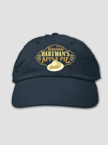 Apple Pie Navy Embroidered Hat