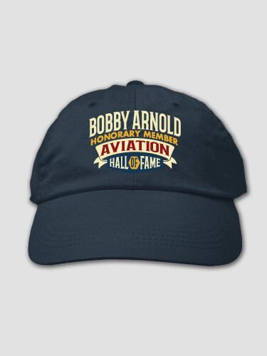 Aviation Hall Of Fame Navy Embroidered Hat