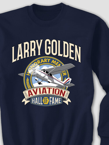 Aviation Hall Of Fame Navy Adult Sweatshirt