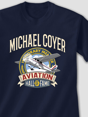 Aviation Hall Of Fame Navy Adult T-Shirt