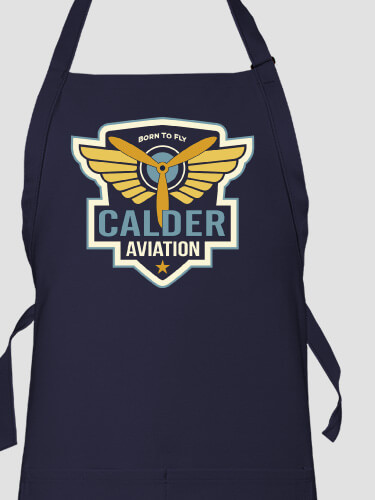 Aviation Patch Navy Apron
