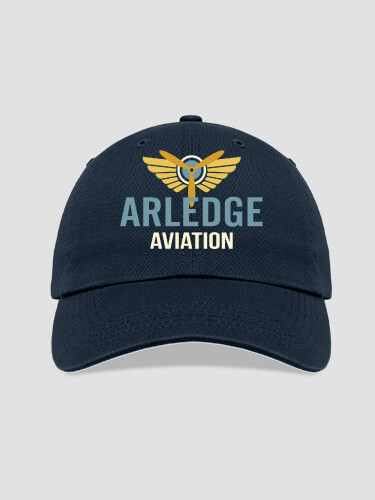 Aviation Patch Navy Embroidered Hat