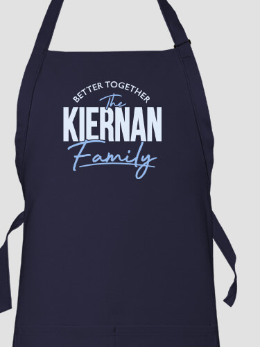 Better Together Family Navy Apron