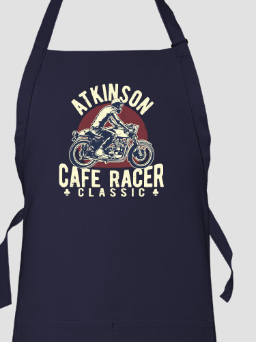 Cafe Racer Navy Apron