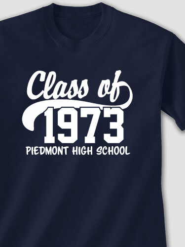 Class Of Navy Adult T-Shirt