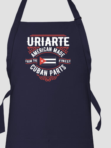 Cuban Parts Navy Apron