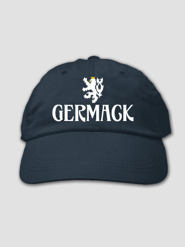 Czech Lion Navy Embroidered Hat