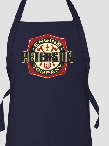 Engine Company Navy Apron