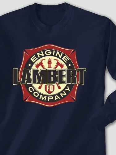 Engine Company Navy Adult Long Sleeve