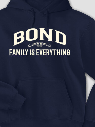 Family Navy Adult Hooded Sweatshirt